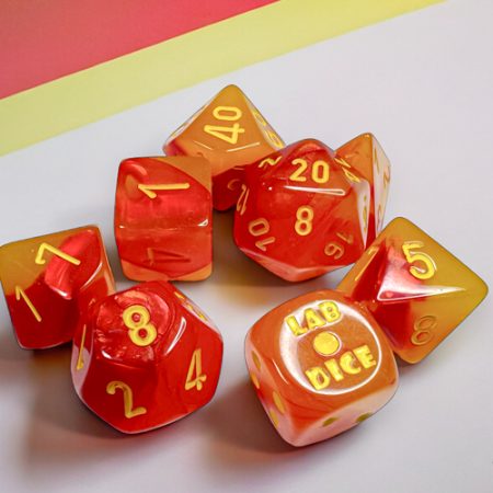 Gellow Red/Yellow, 7-Die Set (bonus die)